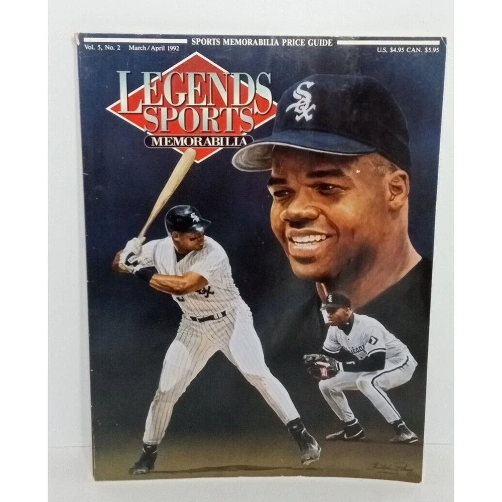 Legends Sports Memorabilia Price Guide Vol 5, No. 2 Mar/Apr 1992 Frank Thomas